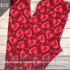 💕❤️LuLaRoe Valentine’s Leggings❤️💕